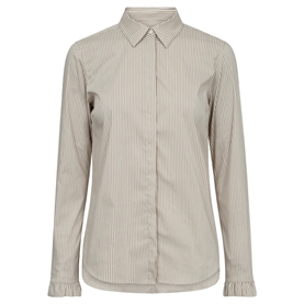 Mos Mosh Mattie Flip Stripe Skjorte, Safari